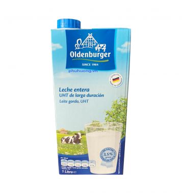 Sữa tươi tiệt trùng Oldenburger - Đức thùng 12 hộp