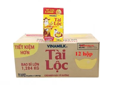 Sữa đặc Tài Lộc 1,284 kg - Thùng 12 hộp