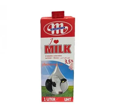 Sữa tươi UHT 1 lít/hộp hiệu Mlekovita