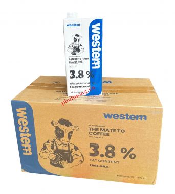 Sữa tươi WESTEM 3.8%  - THÙNG 12 HỘP