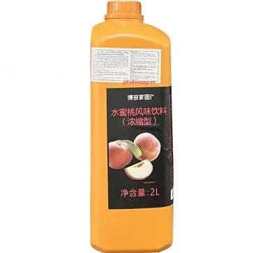 Syrup Boduo đào mật ong 2L