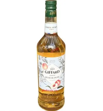 Syrup Giffard đào trắng 1L