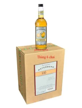 Siro Osterberg chanh vàng 750ml - Thùng 6 chai