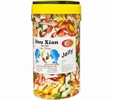 Thạch cá 4 màu 2,5kg (Dou Xian)