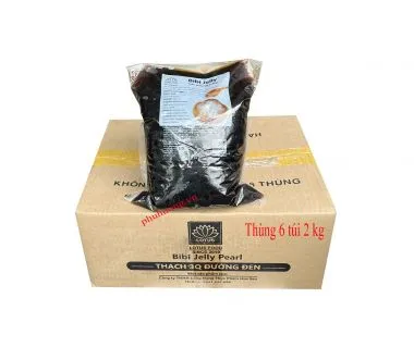 Thạch 3q BiBi caramel 2kg - Thùng 6 túi