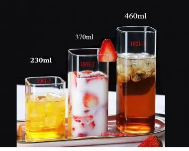 Ly ống vuông 1001-1 - 460ml