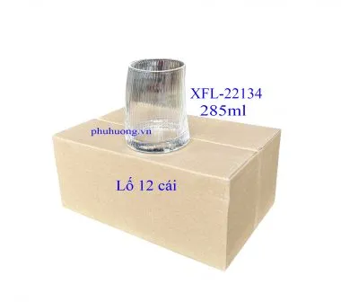 Ly thủy tinh cong XFL - 22134 - Lố 12 cái/285ml
