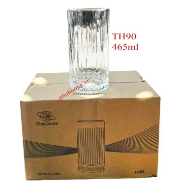 Ly thủy tinh không quai 465ML (TH90 - 6 lố/t) - Lố 12 cái
