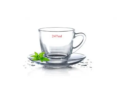Ly thủy tinh UG392 - 247ml (không bao gồm dĩa)