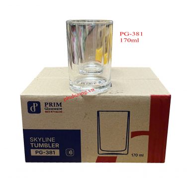 Ly thủy tinh PG-381 - 170ml - LỐ 12 CÁI
