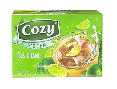Trà cozy hòa tan chanh 270g (18 gói x 15g)