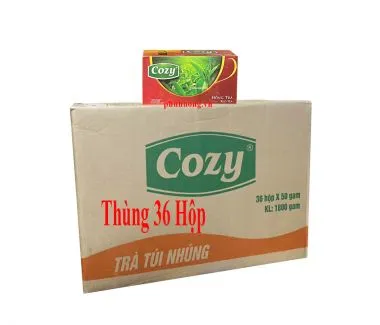 Trà cozy túi lọc hồng trà - Thùng 36 hộp