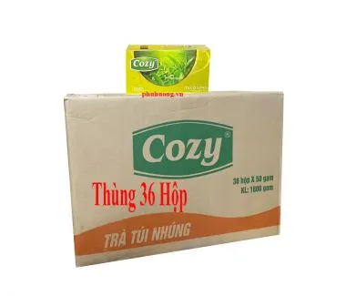 Trà cozy túi lọc olong - Thùng 36 hộp