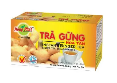Trà gừng hòa tan Hùng Phát 200g