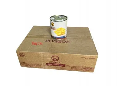 Đào ngâm vàng Thái Lan 820g Bouduo - Thùng 12 hộp