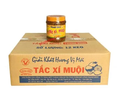 Tắc xí muội Thanh Bình 900g - Thùng 12 hũ