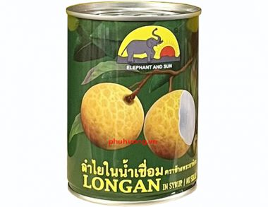Nhãn ngâm Thái Lan con voi 565g