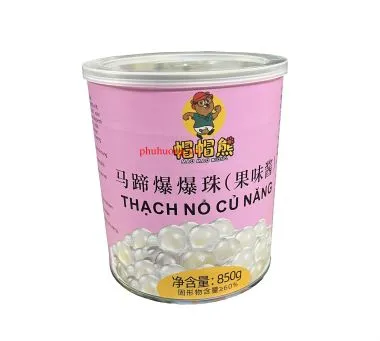 Thạch nổ củ năng 900gr/hộp - Lermao - TRẮNG 