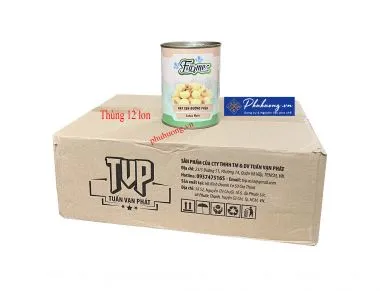 Hạt sen Farme 560g - Thùng 12 lon