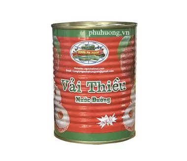 Vải ngâm nước đường Ngọc Hà 565g