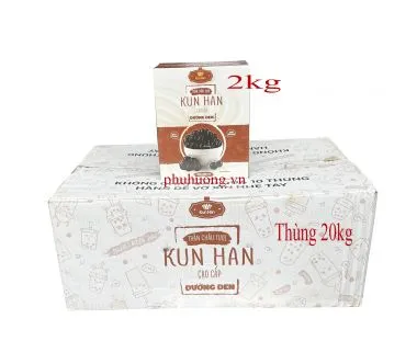 Trân châu đen Kun Han 2kg - Thùng 20kg