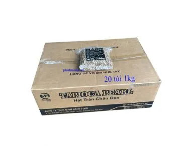 Thạch 3Q trắng 2,5kg Dou Xian - Thùng 6 hũ