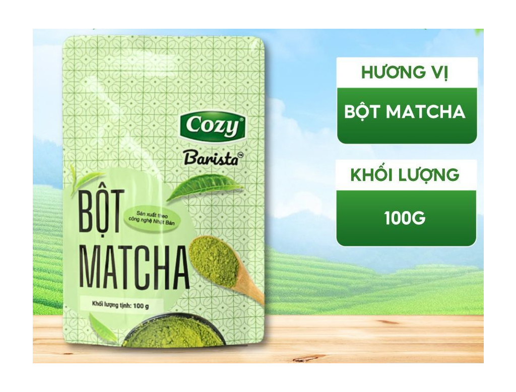 Bột Matcha (Nhãn hiệu Cozy) 100g