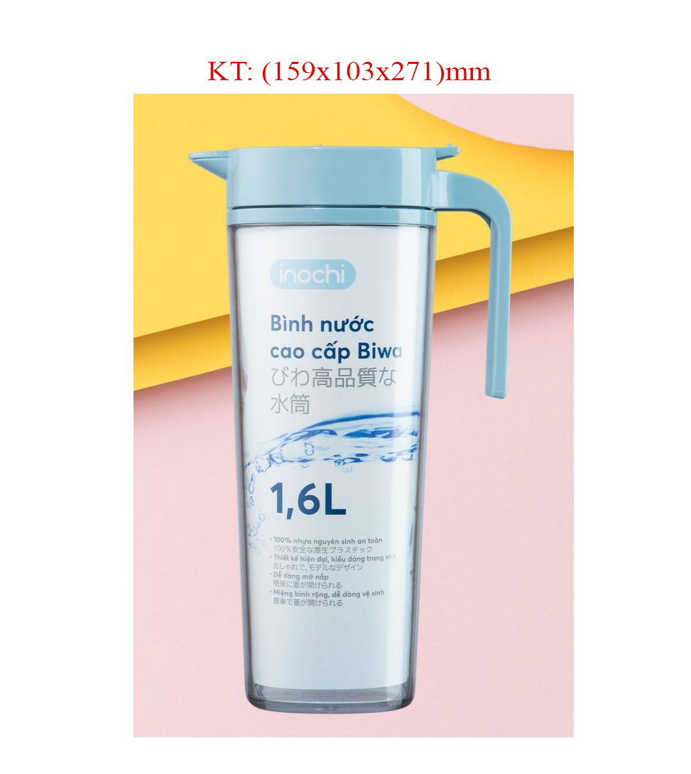 Bình nước cao cấp Biwa 1.6L