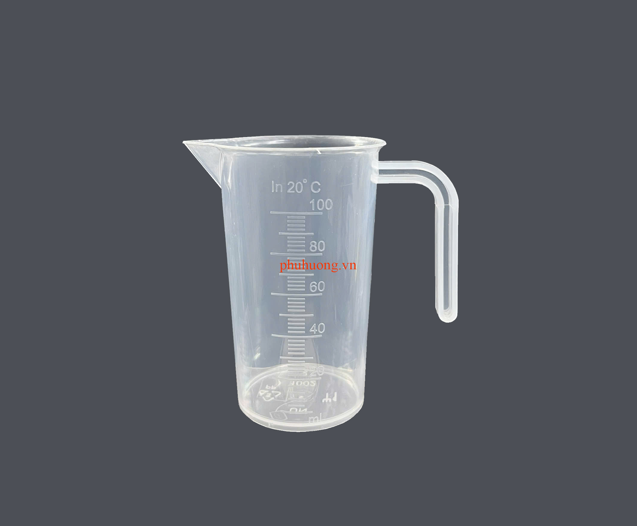 Ca đong nhựa 100ml mẫu mới (không nắp)