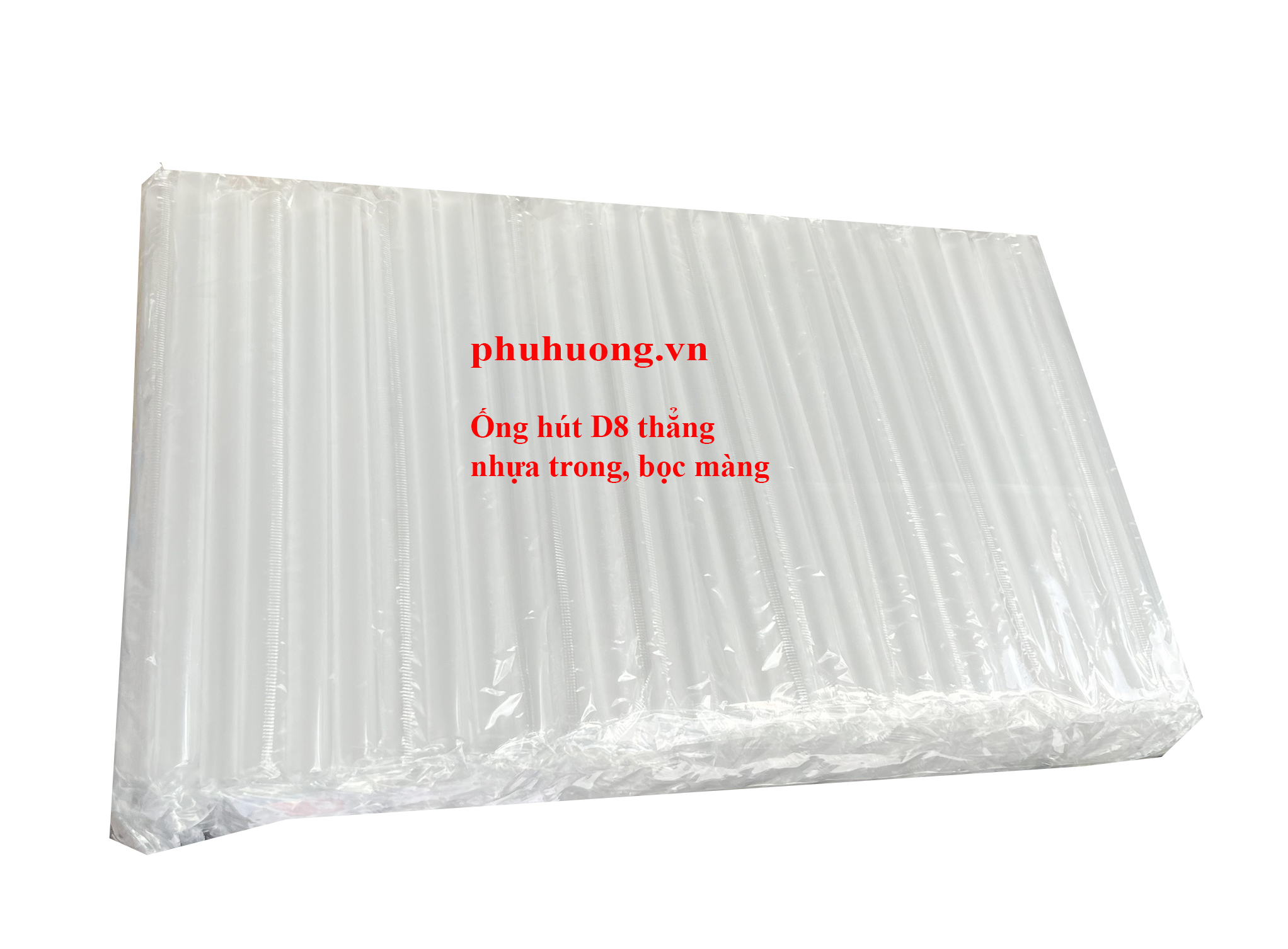 Ống hút D8 trắng màng 500g/bịch