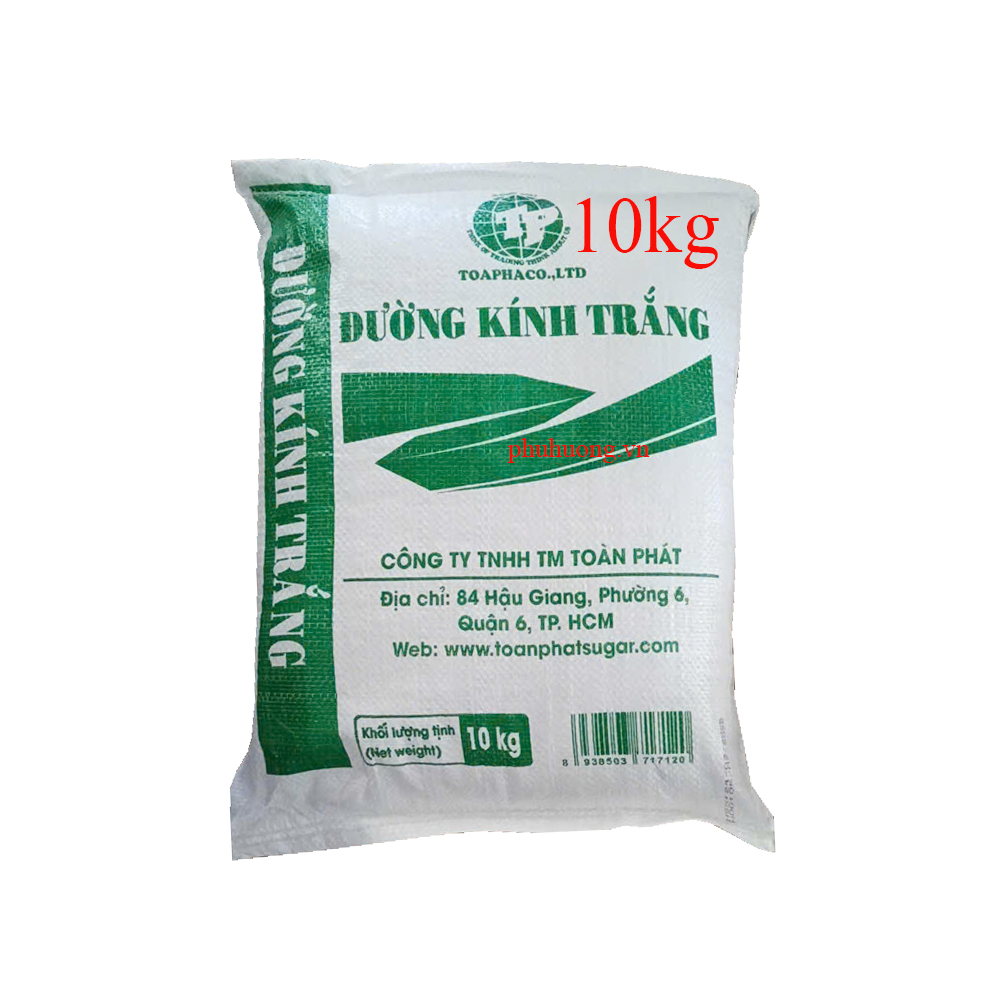 Đường kính trắng Toàn Phát BAO 10 kg