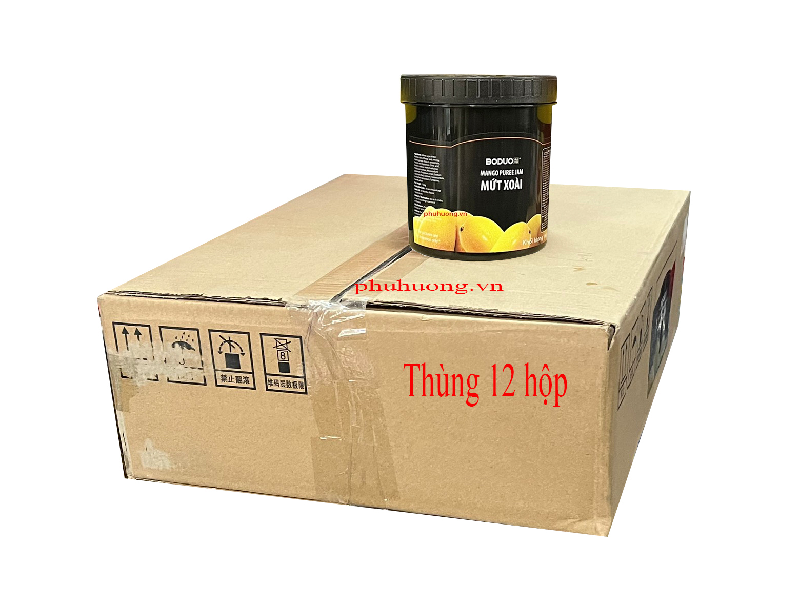 Mứt Boduo xoài 1.3kg - Thùng 12 hộp