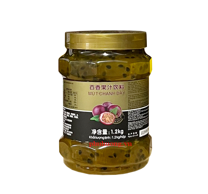 Mứt chanh dây Boduo nắp đồng 1,2kg