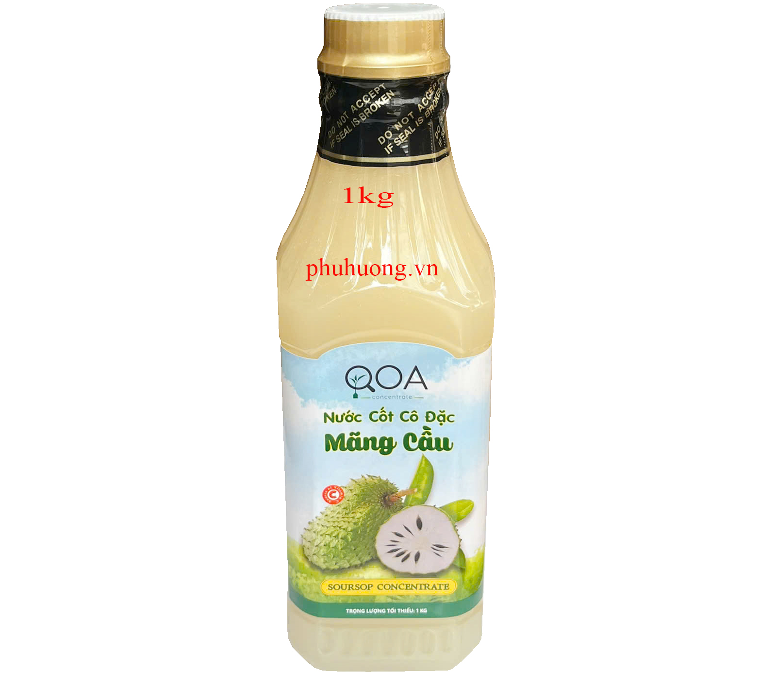 Nước cốt mãng cầu cô đặc 1kg hiệu QOA