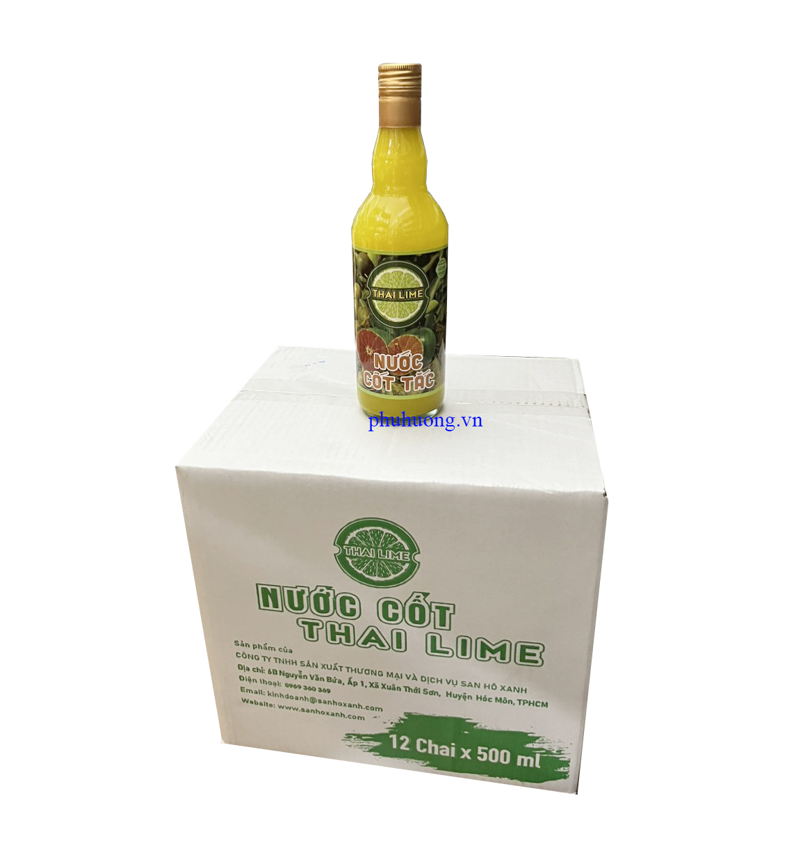 Nước cốt tắc Thái Lime 500ml - thùng 12 chai