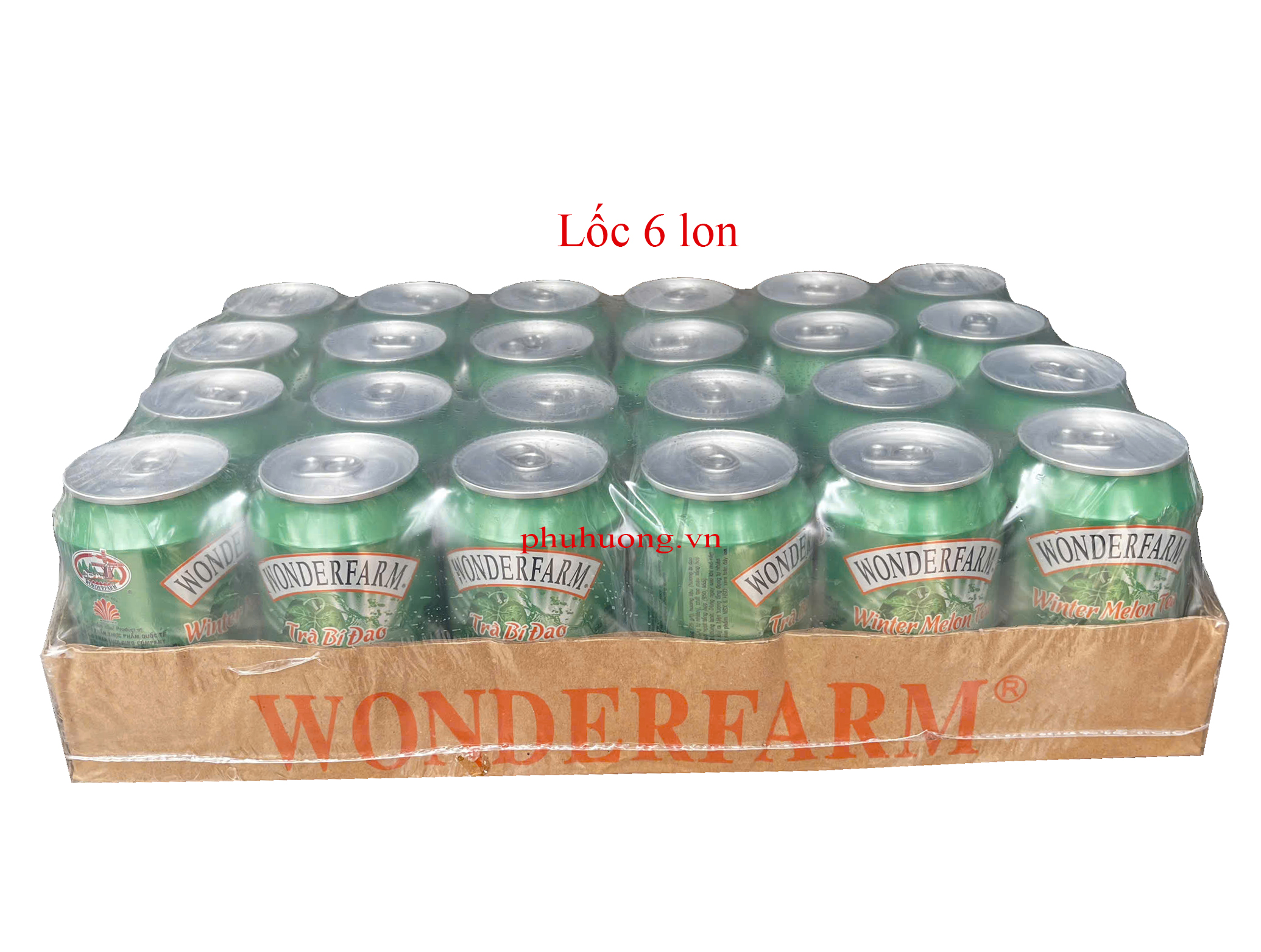 Nước bí đao Wonderfarm 310ml - 1 Lốc 6 lon