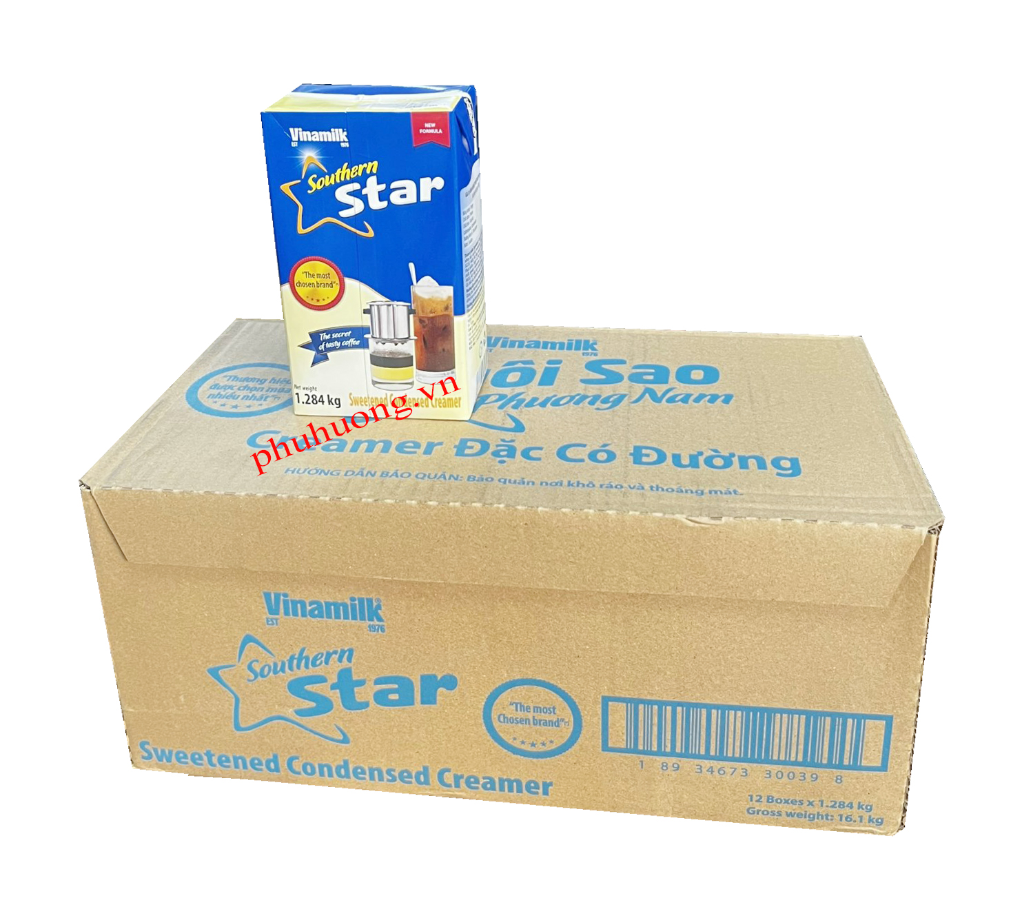Creamer đặc có đường NSPN xanh biển 1284g - THÙNG 12H