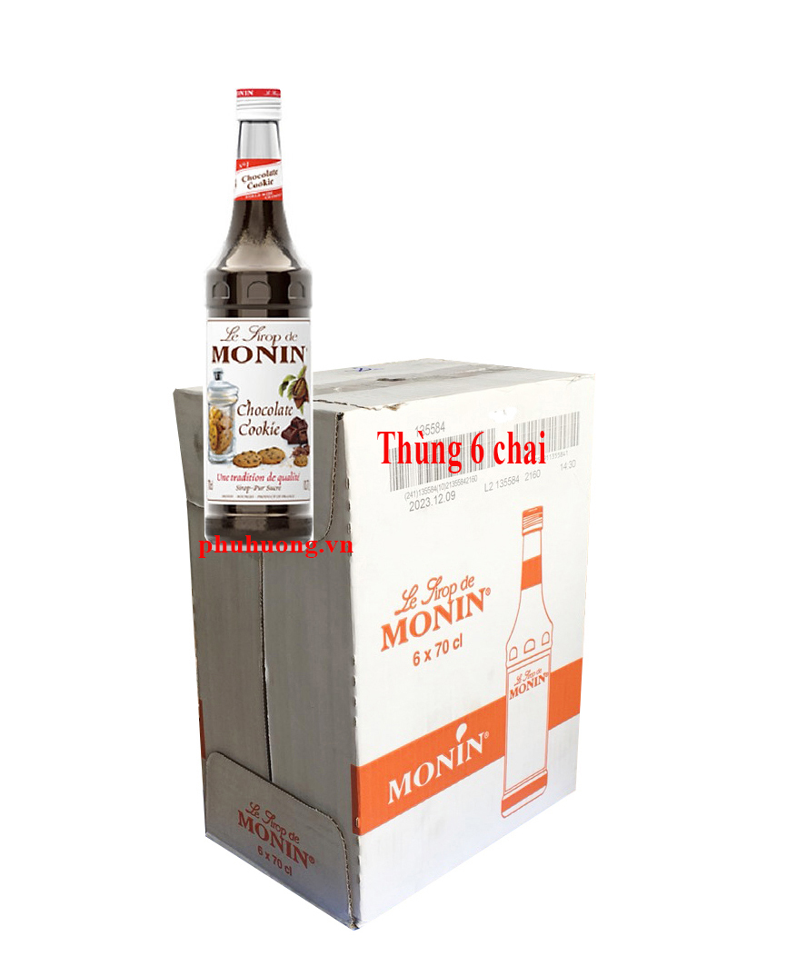 Syrup monin chocola cookie - Thùng 6 chai