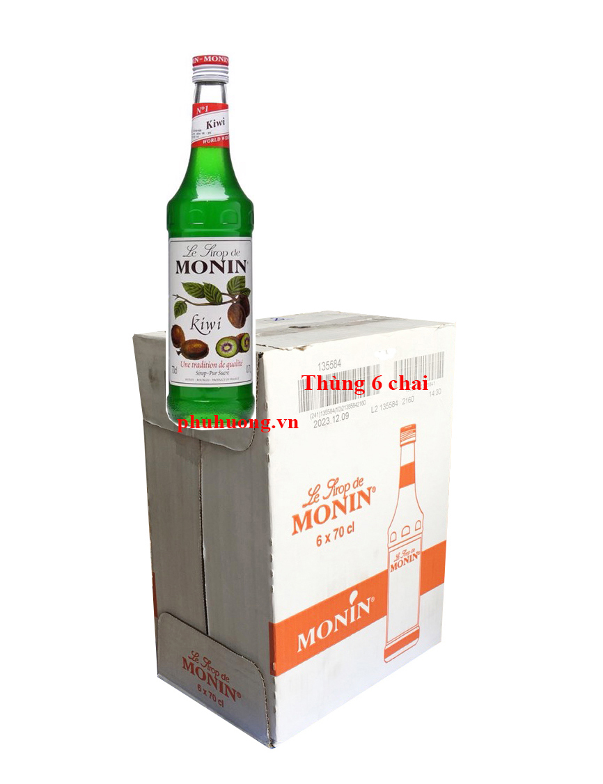 Syrup monin kiwi - Thùng 6 chai