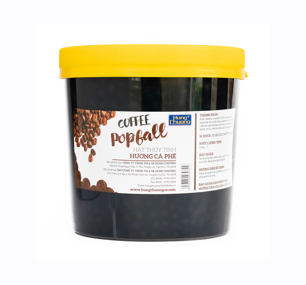 Thạch thủy tinh Hùng Chương cafe 3.2kg
