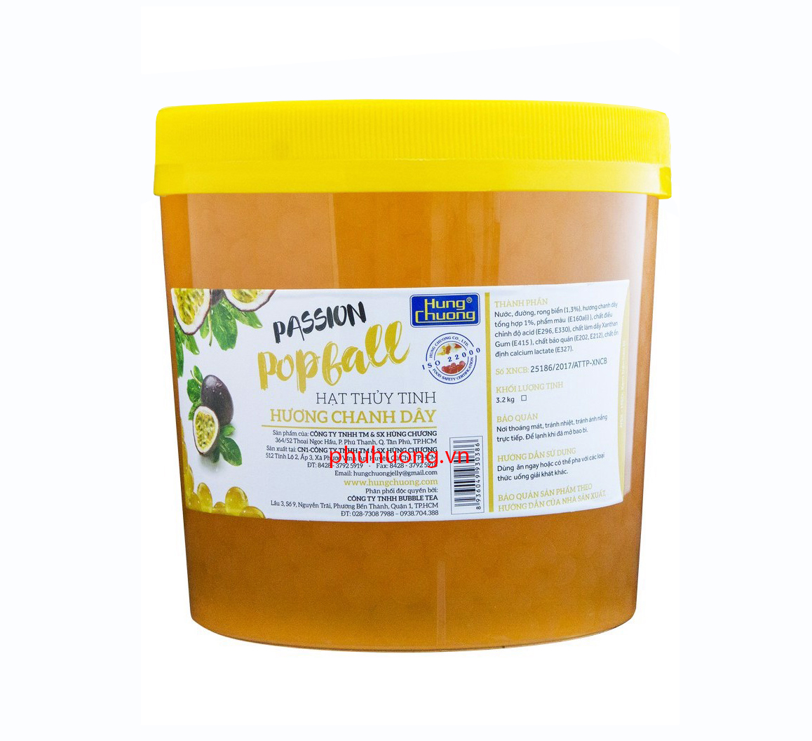 Thạch thủy tinh Hùng Chương chanh dây 3.2kg