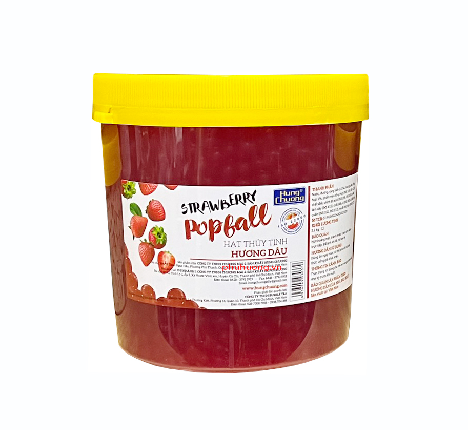 Thạch thủy tinh Hùng Chương dâu 3.2kg