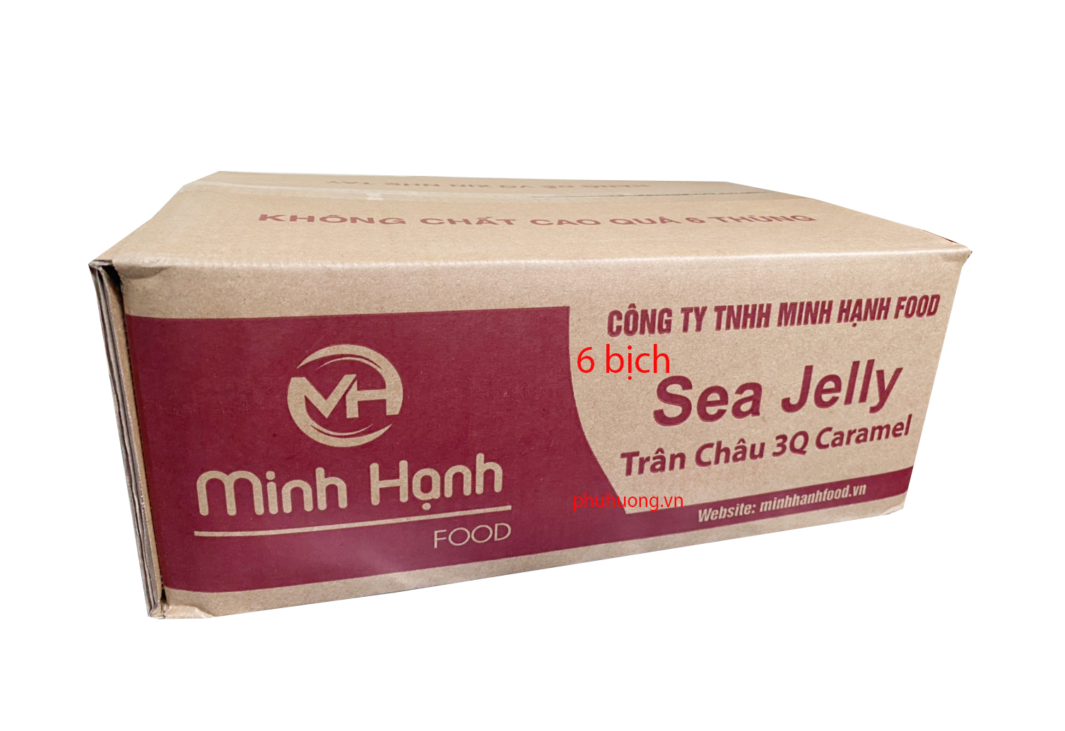 Thạch 3q Sea hương caramel - THÙNG*6