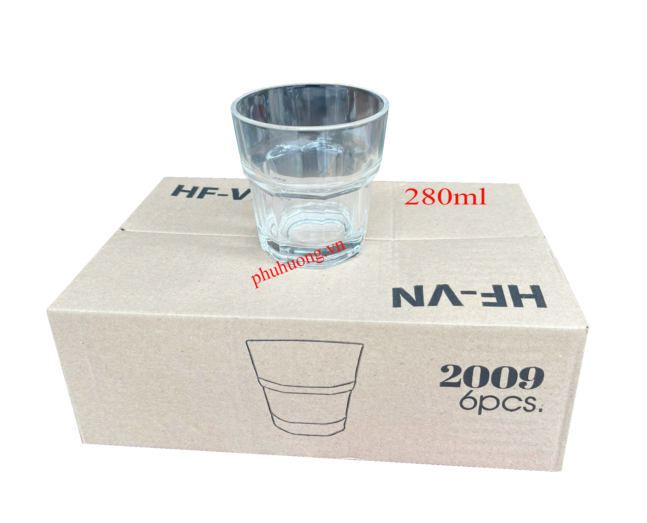 Ly central lùn MT2009 - 280ml - lố 12 cái