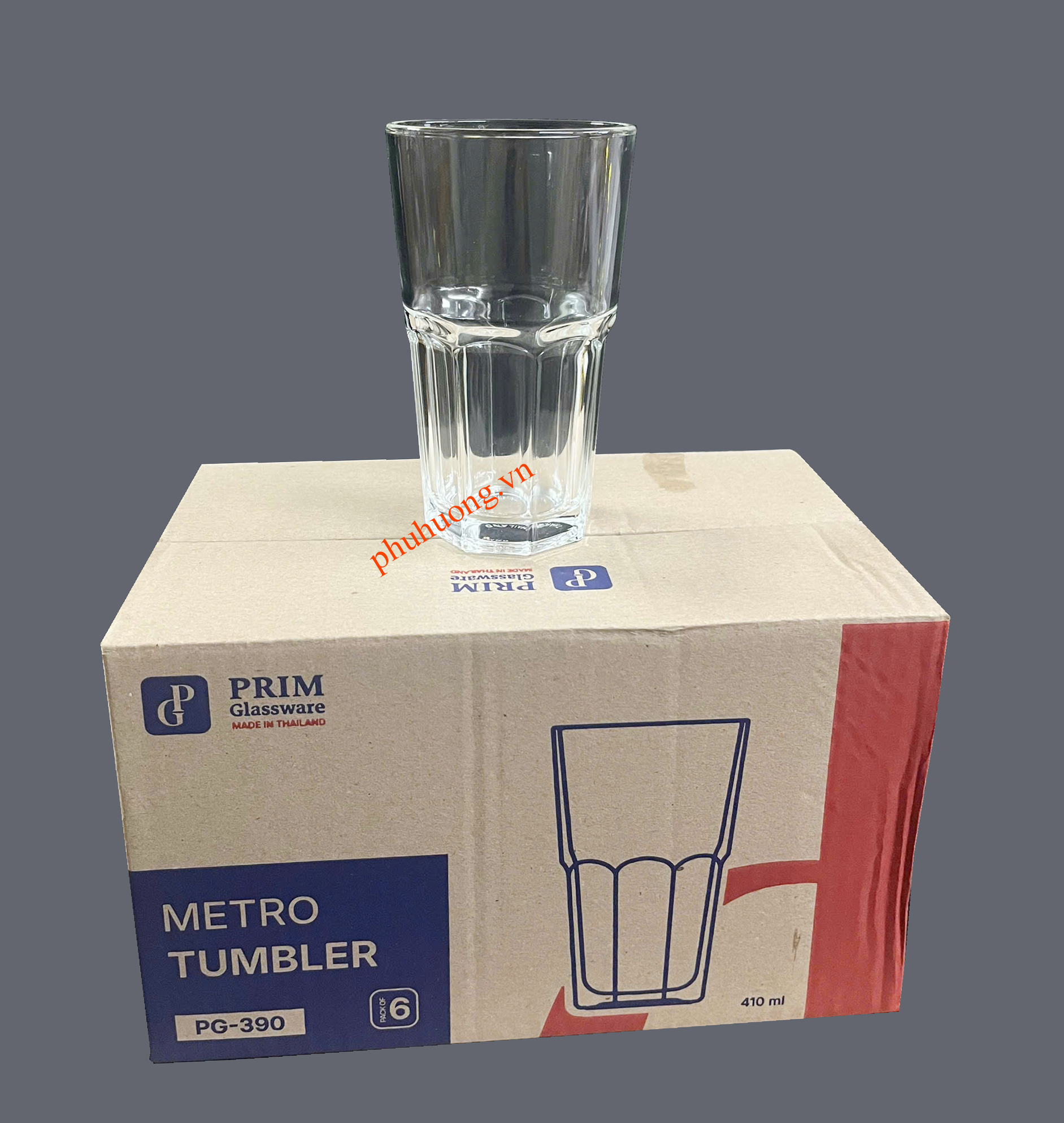 Ly PG390 Thái Lan - lố 12 cái - 410ml