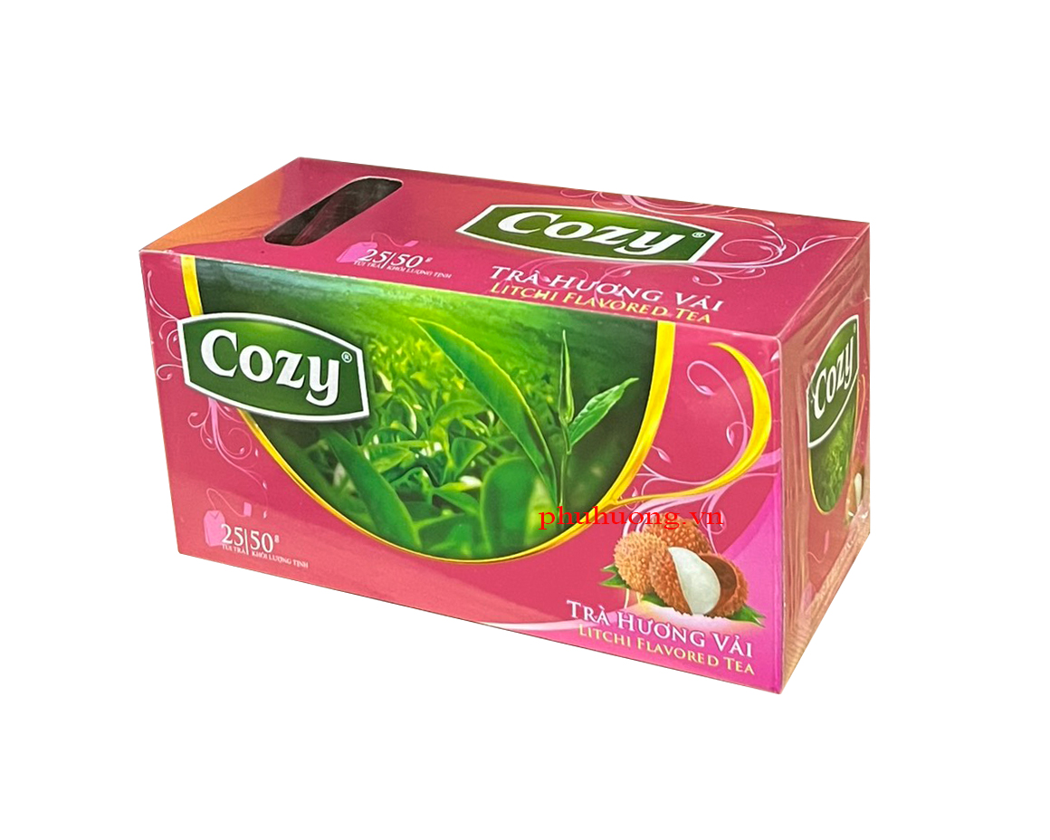 Trà cozy vải túi lọc 50g