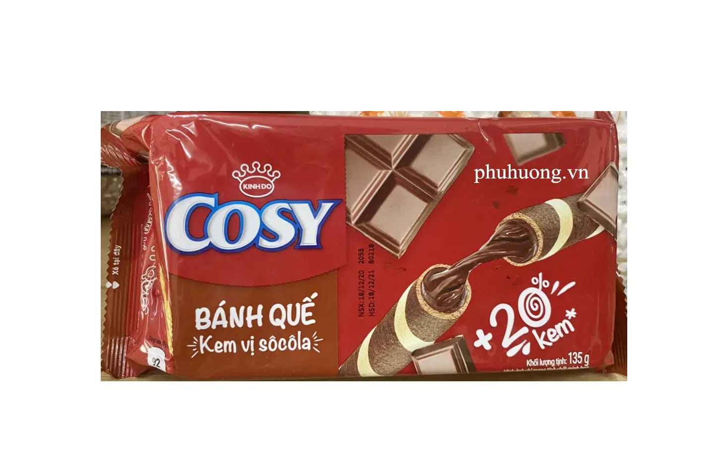 Bánh quế socola 135g