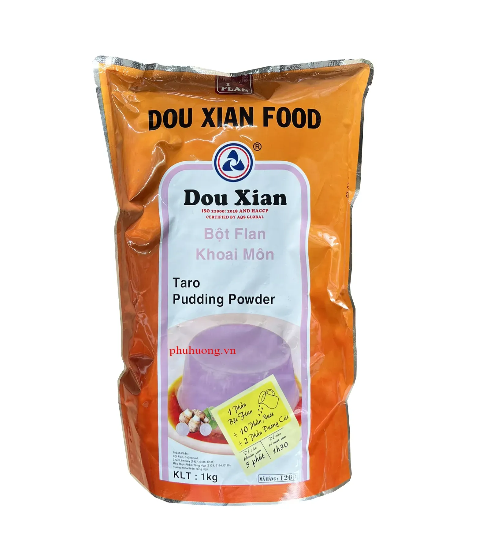 Bột Pudding Dou Xian khoai môn 1kg
