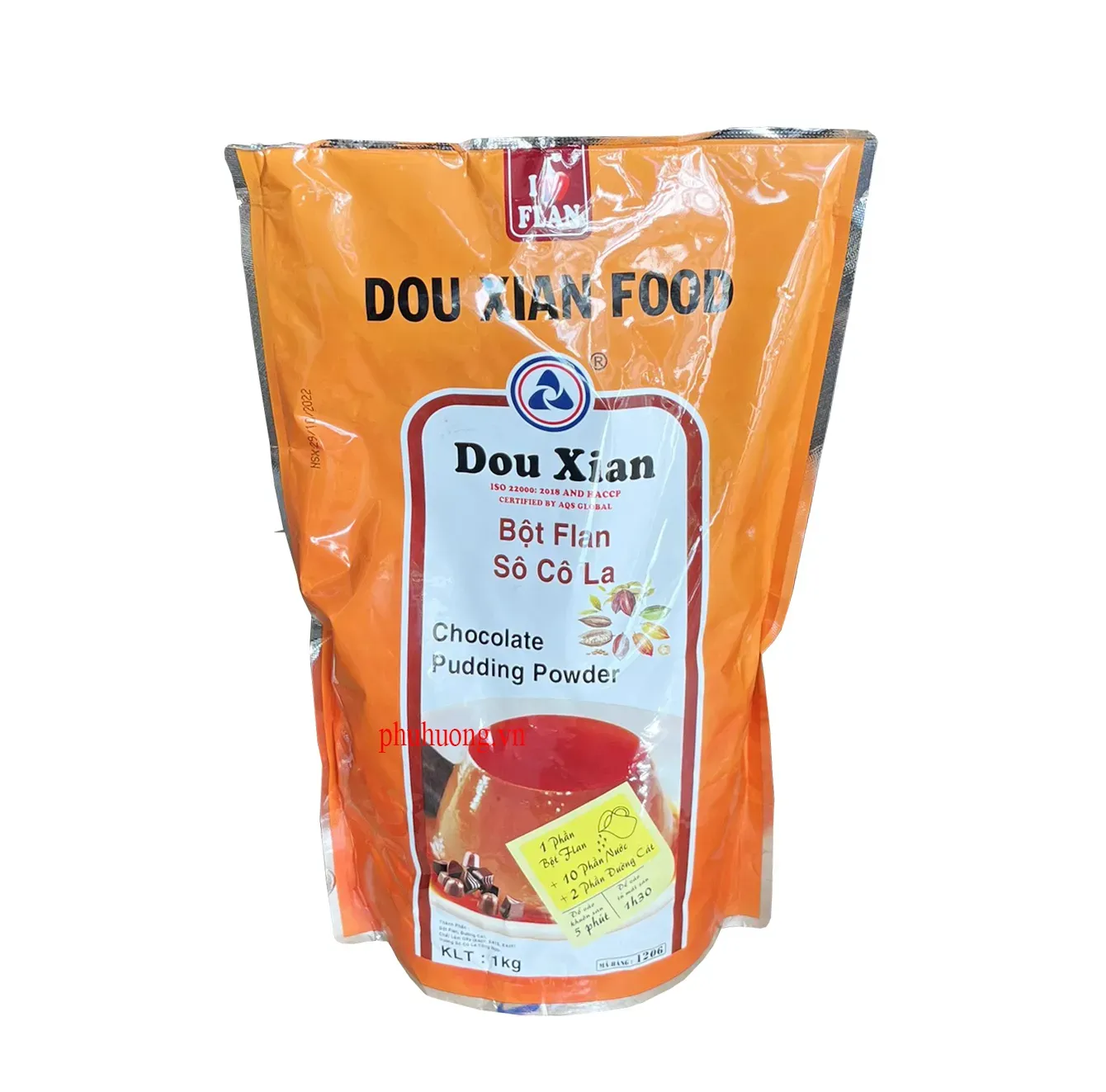 Bột Pudding socola Dou Xian 1kg