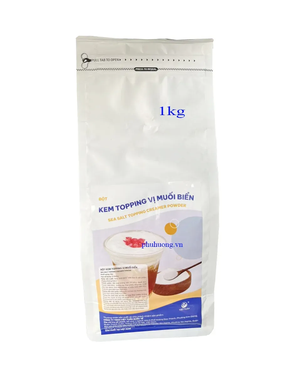 Bột kem topping vị muối biển Việt Tuấn - 1kg
